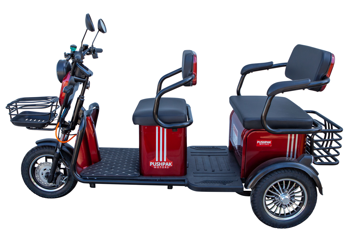 Pushpak 4000 3-Wheel 2-Person Mobility Scooter