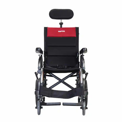 Karman VIP2 Lightweight Tilt-in-Space Transport Wheelchair with Elevating Legrest
