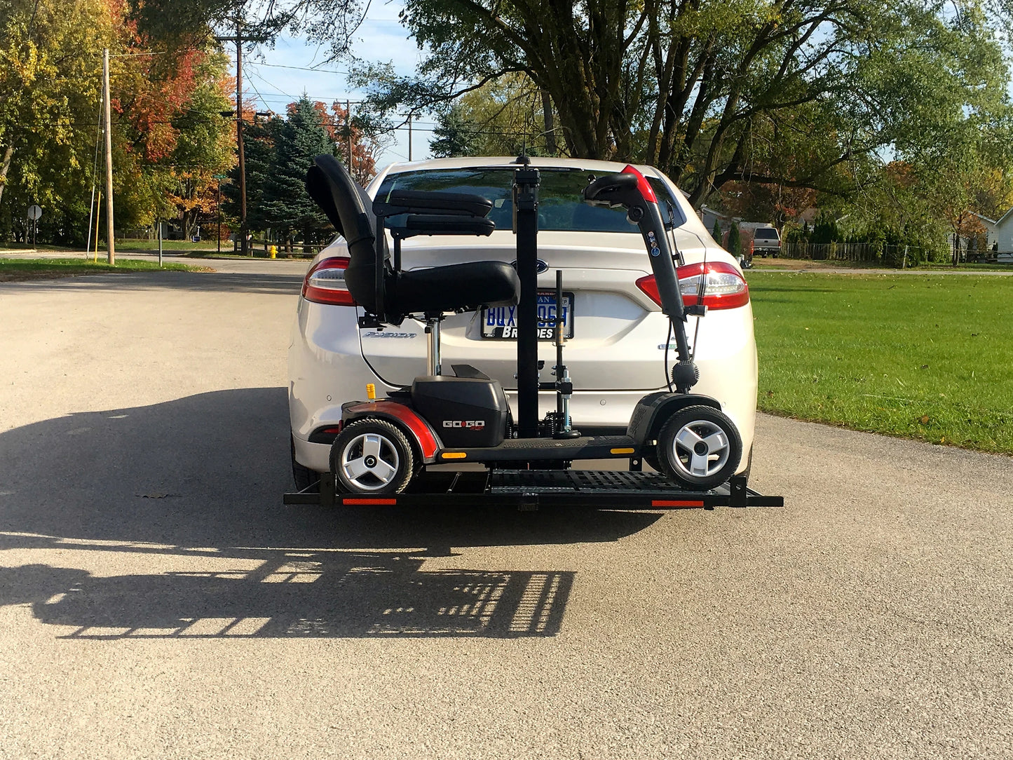 Wheelchair Carrier Lift N' Go Electric Lift Powered Outside Mobility Scooter / Power Chair Carrier