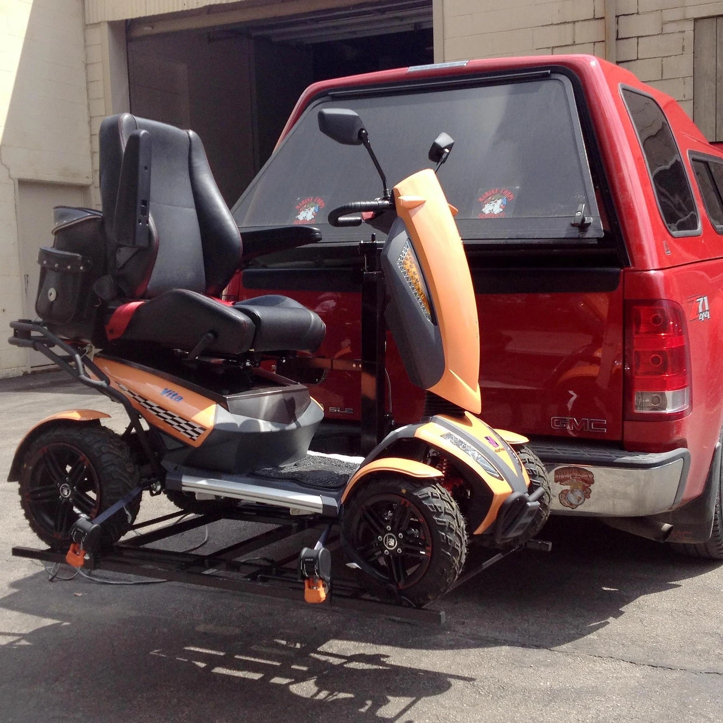 Wheelchair Carrier XL4 Electric Lift Powered Outside Mobility Scooter / Power Chair Carrier