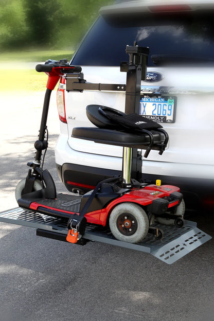 Wheelchair Carrier Mini Electric Lift Powered Outside Mobility Scooter / Power Chair Carrier