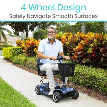 Vive Health 4-Wheel Portable Mobility Scooter