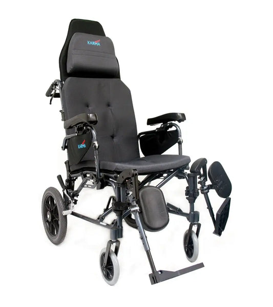 Karman MVP-502-TP Ultra Lightweight Reclining Transport Wheelchair
