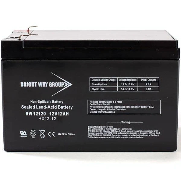 Spare Standard 12Ah CityCruzer Battery (Set)